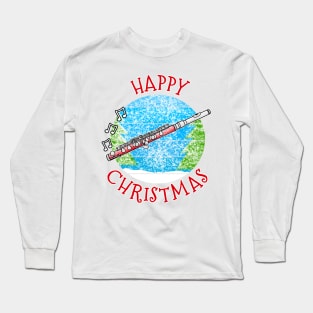 Christmas Piccolo Piccoloist Woodwind Musician Xmas 2022 Long Sleeve T-Shirt